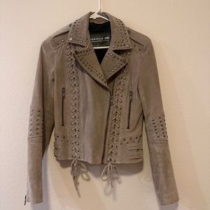 Genuine Leather-Suede Jacket